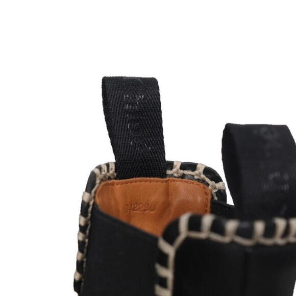 Chloe Women's Size EU 38 US8 Black Noua Chelsea Boots Leather Ankle Boot $1500 - Picture 7 of 10